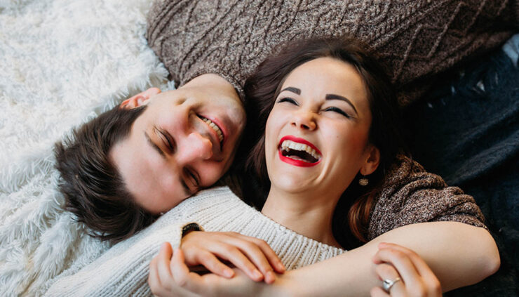 Laughing couple