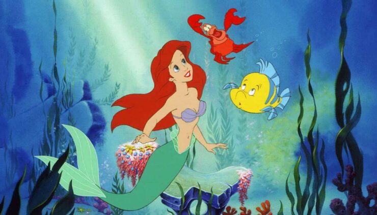 Still from "The Little Mermaid" featuring Ariel